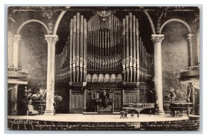 Warner Concert Hall Organ Oberlin Ohio OH DB Postcard O18