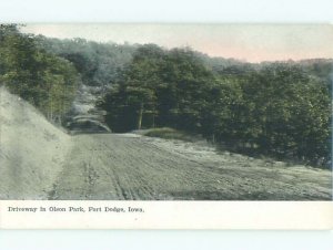 Divided-back PARK SCENE Fort Dodge Iowa IA AF7564