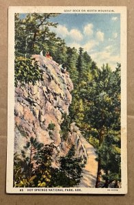 .01 LINEN PC - UNUSED - GOAT ROCK, NORTH MTN., HOT SPRINGS NATL. PARK, ARKANSAS