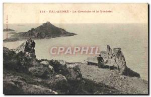 Old Postcard Val Andre La Corniche and Verdelet