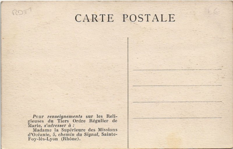 PC OCEANIA, UNE FÉTE INDIGÉNE A SAMOA, Vintage Postcard (b44310)