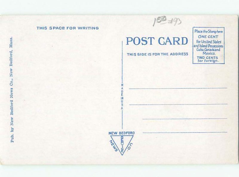 Pre-chrome cape cod LOBSTER FISHERMAN Cape Cod Massachusetts MA AF5731