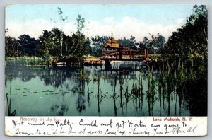 Lake on Sky Top  Lake Mohonk  New York   Postcard  1913