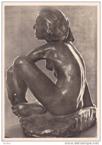 RP; Nazi Era Art, Munchen, Georg Kolbe: Sitzendes Madchen, Bronze, 1907, Seit...