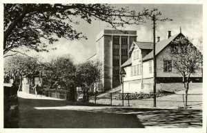 denmark, Faroe Islands, TORSHAVN, Tinghusið, Telefonhusið (1950s) Postcard