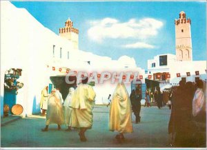 Modern Postcard The Main Street of the Medina of Kairouan