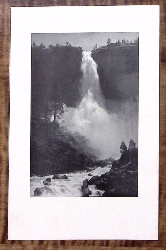 1938 YOSEMITE THE AHWAHNEE MENU ANSEL ADAMS NEVADA FALL AUG 9 LUNCHEON Z2887