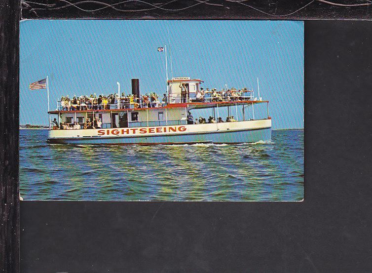 Sightseeing Boat,Hyannis Harbor Tours Postcard BIN 