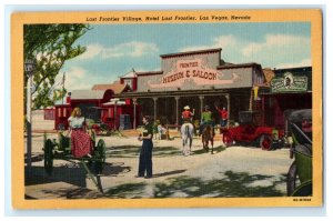 Village Hotel Last Frontier Las Vegas Nevada NV Postcard (DR7)