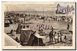 Old Postcard Chatelaillon Charente Maritime La Plage