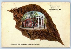 1920 Bowling Green Kentucky Vintage Postcard Warren Country Court House Posted