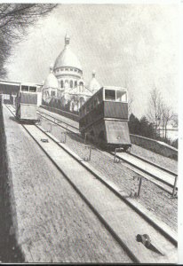 France Postcard - Paris, Le Sacre Coeur et le Funiculaire de Montmartre - 20268A