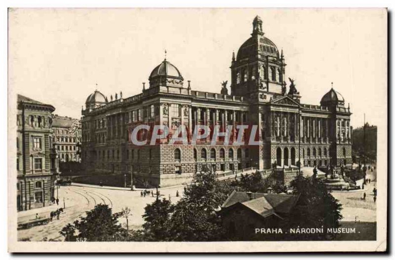 Postcard Old Praha Narodni Museum