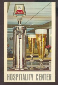 GOLDEN COLORADO COORS BEER BREWING CO. VINTAGE ADVERTISING POSTCARD