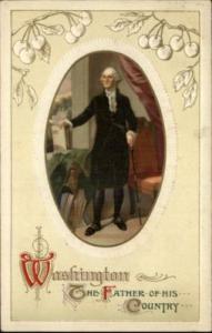 WINSCH GEORGE WASHINGTON c1910 PC NICE BORDER