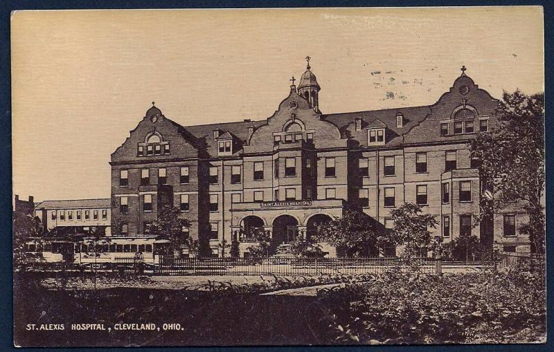 St Alexis Hospital Cleveland Ohio used c1913