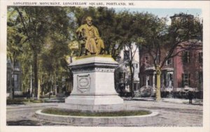 MaIne Portland Longfellow Monument Longfellow Square