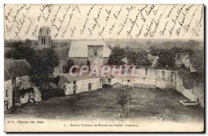 Blandy les Tours - Old Castle Interior - Old Postcard