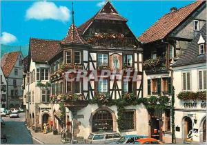 Modern Postcard Kaysersberg (Haut Rhin) In the Land of Storks old house was s...