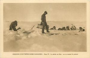 North Canadian Extreme Missions fishing is finished dogs sledge