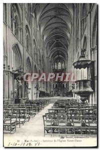 Old Postcard Eu S Inf Interior of the Church of Our Lady