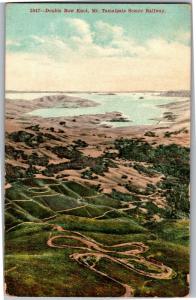 Double Bow Knot, Mt Tamalpais Scenic Railway CA Vintage Postcard O14