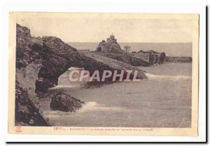 Biarritz Postcard The Old breakthrough rock to rock of the Virgin