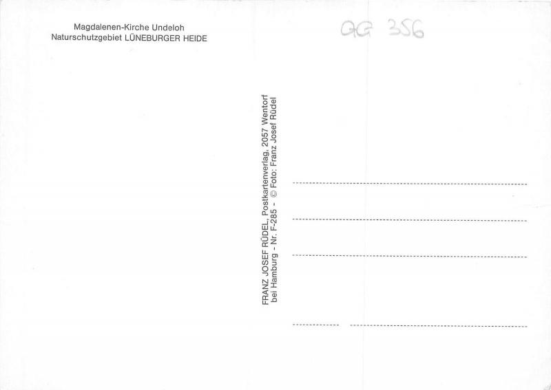 GG356 magdalenen kirche undeloh luneburger heide  germany