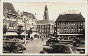 Netherlands Groningen Vismarkt Vintage Postcard C127