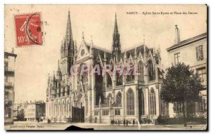 Old Postcard Nancy Eglise Saint Epvre And Place des Dames