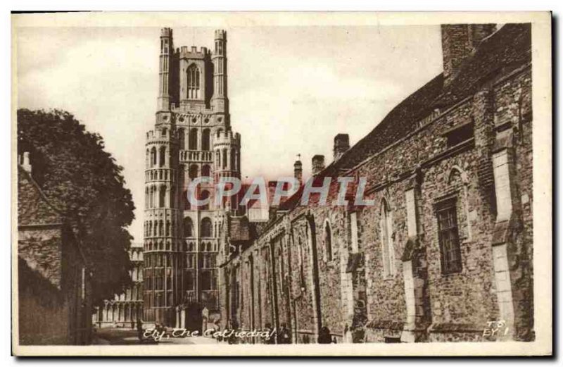 Postcard Old Ely The Cathedral