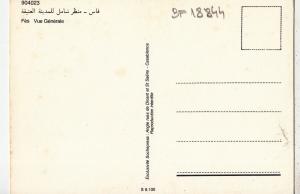 BF18844 fes vue generale  morocco front/back image