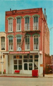 Virginia City Nevada Silver Dollar Hotel Crocker Roadside Postcard 21-8792