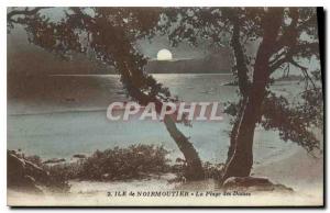 Old Postcard Noirmoutier La Plage des Dames