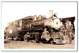 1948 C & WC Railroad Locomotive Train #288 Augusta GA RPPC Photo Postcard