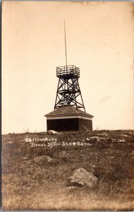 RPPC Observatory on Brush Hill, Sherborn MA c1908 Vintage Postcard R70