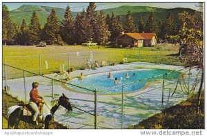 Canada Rafter Six Guest Ranch Swimming Pool Seebe Alberta