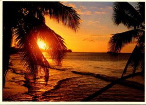 Tahiti Beautiful Sunset