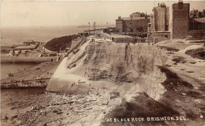 uk41488 black rock brighton real photo uk