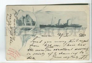 478503 1900 North Sea hotel Zeeland advertising in Holland real posted sea mail