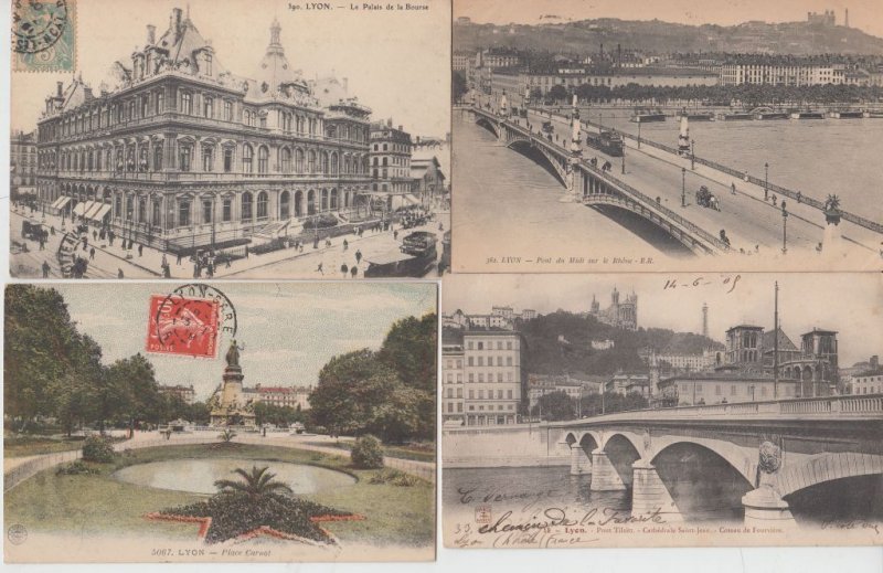 LYON (Dep 69) Rhone-Alpes 800 Postcards pre-1940 (L5402)