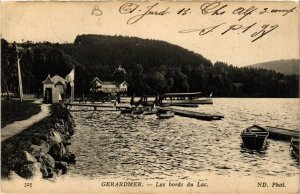 CPA GÉRARDMER Les bords du Lac (402486)