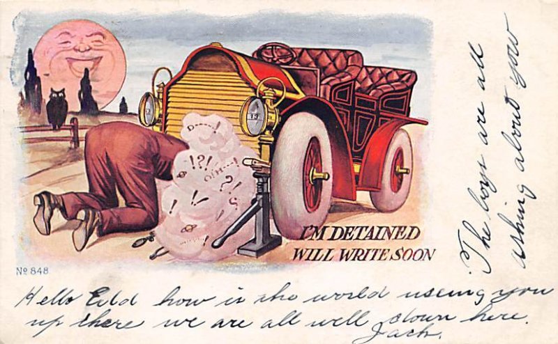 Owl Comic 1907 writing on front