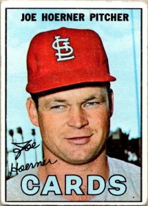 1967 Topps Baseball Card Joe Hoerner St Louis Cardinals sk2258