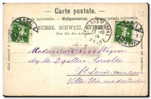 Old Postcard Mathauskirche Gruss aus Basel