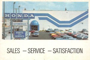 Illinois IL   ROCKFORD HONDA Car Dealership SALES~SERVICE  Oversize 4X6 Postcard