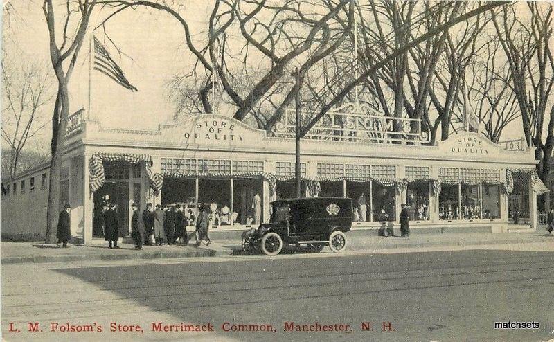C-1910 Folsom Store Merrimack Manchester New Hampshire auto Black White 6811
