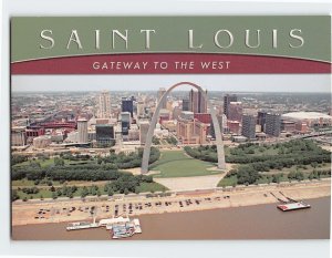 Postcard Gateway To The West, St. Louis, Missouri