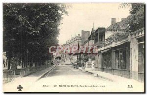 Old Postcard Neris Les Bins Street Boirot Desjerviers