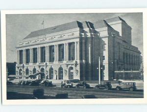 Pre-1952 OLD CARS AT WAR MEMORIAL OPERA HOUSE San Francisco CA G1505@